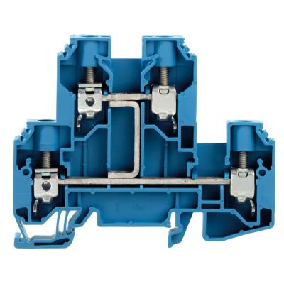 WEIDMULLER WDK 10 V BL Zacisk modułowy wielorzędowy, złącze śrubowe, 10 mm², 800 V, 57 A, liczba poziomów: 2, niebieski 1186780000 /50szt./ (1186780000)